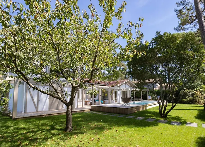 Renovee A Hossegor Avec Piscine Chauffee, Proche Golf Et - Fr-1-791-15 سورت-هوسيغور