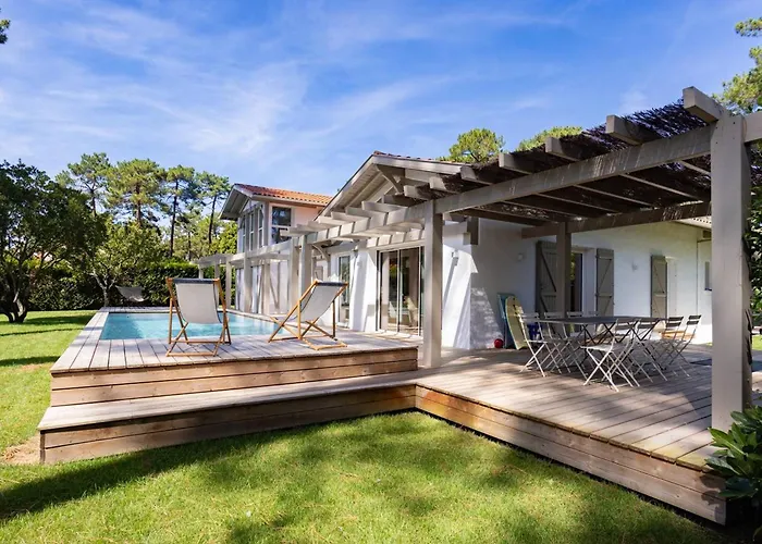 فيلة Renovee A Hossegor Avec Piscine Chauffee, Proche Golf Et - Fr-1-791-15